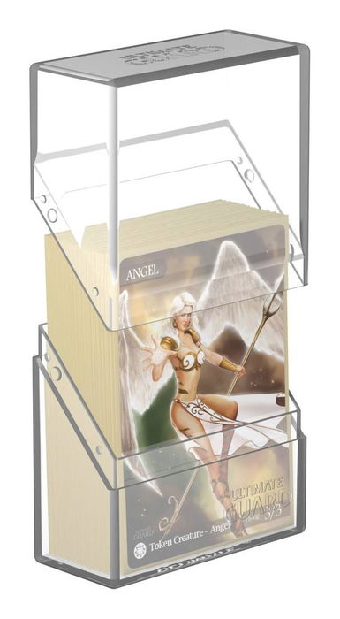 Ultimate Guard Boulder DeckCase 40+ Tamaño Estándar - Caja Rígida para Cartas TCG (Hasta 40+ en Doble Funda), Compacta, Segura, Compatible con SuperHive y Arkhive