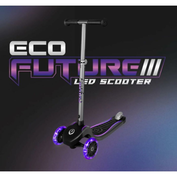 Ociotrends Patinete 3 ruedas Eco Future Scooter Plegable Con Luces Verde Ociotrends Patinete 3 ruedas Eco Future Scooter Plegable Con Luces Verde