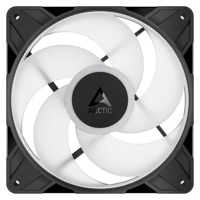 ARCTIC P14 Pro Reverse PWM Lúfter A-RGB, Ventilador 14 cm, 166,5 m³/h, Negro, 5 Aspas, 12 LED RGB, 400-2650 RPM, 5,1 mmH2O