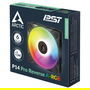 ARCTIC P14 Pro Reverse PWM Lúfter A-RGB, Ventilador 14 cm, 166,5 m³/h, Negro, 5 Aspas, 12 LED RGB, 400-2650 RPM, 5,1 mmH2O