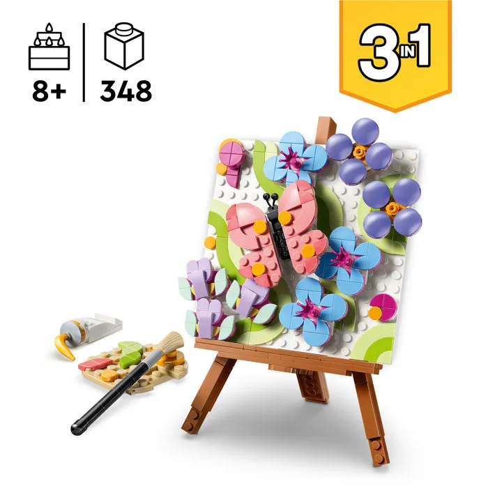 LEGO Creator 3 en 1 Pintura Decorativa de Arte Floral 31390 LEGO Creator 3 en 1 Pintura Decorativa de Arte Floral 31390