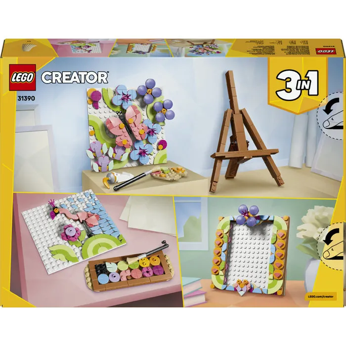 LEGO Creator 3 en 1 Pintura Decorativa de Arte Floral 31390 LEGO Creator 3 en 1 Pintura Decorativa de Arte Floral 31390