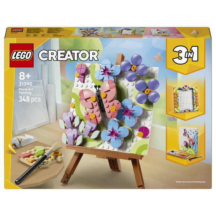 LEGO Creator 3 en 1 Pintura Decorativa de Arte Floral 31390 LEGO Creator 3 en 1 Pintura Decorativa de Arte Floral 31390
