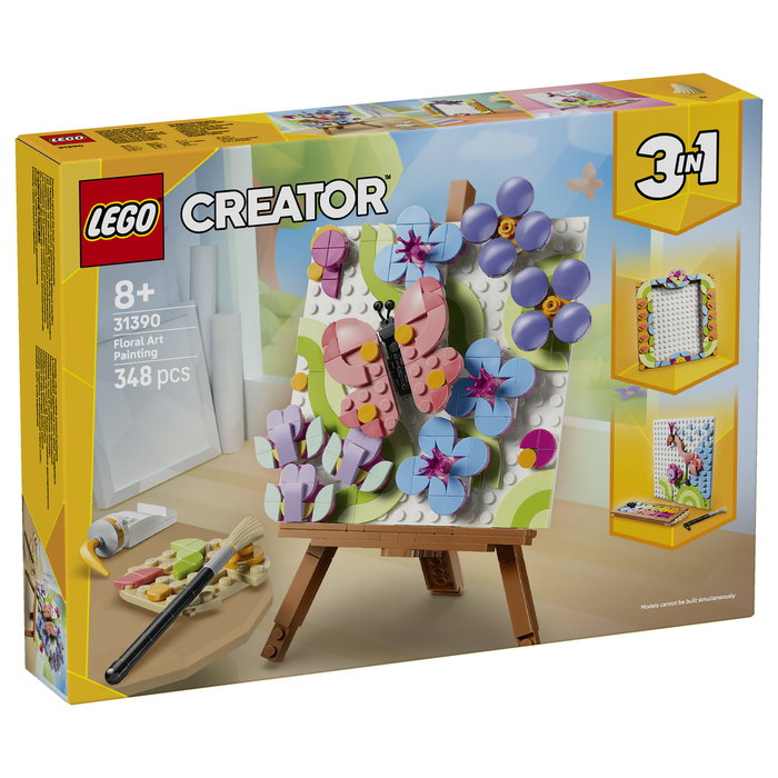 LEGO Creator 3 en 1 Pintura Decorativa de Arte Floral 31390 LEGO Creator 3 en 1 Pintura Decorativa de Arte Floral 31390