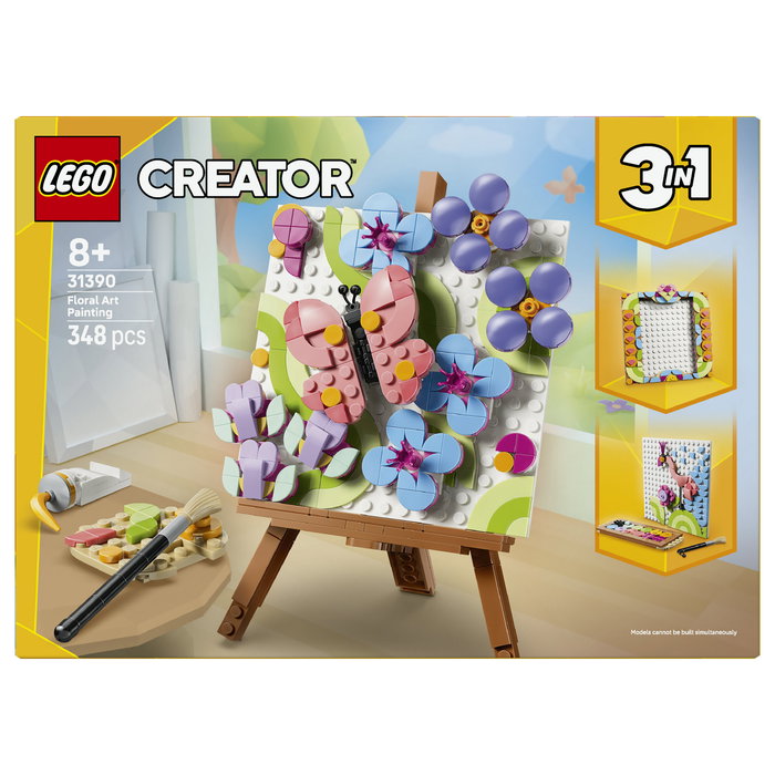 LEGO Creator 3 en 1 Pintura Decorativa de Arte Floral 31390 LEGO Creator 3 en 1 Pintura Decorativa de Arte Floral 31390