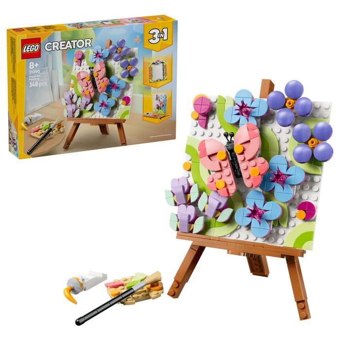 LEGO Creator 3 en 1 Pintura Decorativa de Arte Floral 31390 LEGO Creator 3 en 1 Pintura Decorativa de Arte Floral 31390