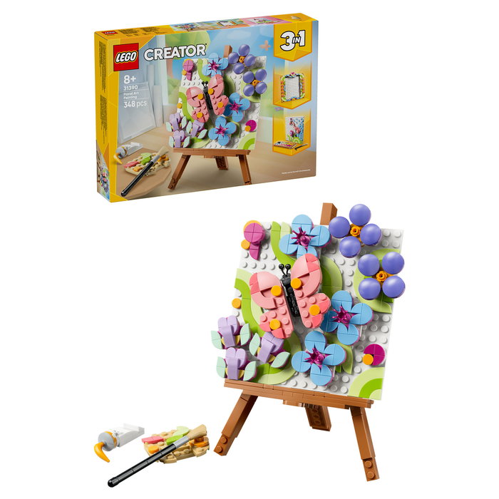 LEGO Creator 3 en 1 Pintura Decorativa de Arte Floral 31390 LEGO Creator 3 en 1 Pintura Decorativa de Arte Floral 31390
