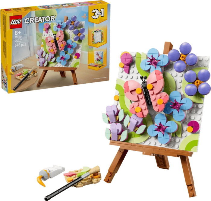 LEGO Creator 3 en 1 Pintura Decorativa de Arte Floral 31390 LEGO Creator 3 en 1 Pintura Decorativa de Arte Floral 31390