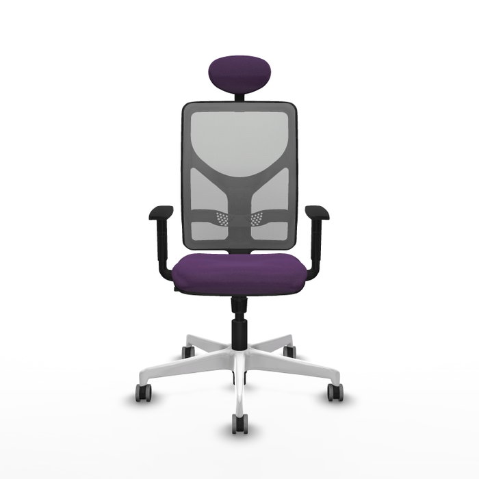 PIQUERAS Y CRESPO Silla de oficina Motilla con mecanismo Sincro, Morado y Gris PIQUERAS Y CRESPO Silla de oficina Motilla con mecanismo Sincro, Morado y Gris