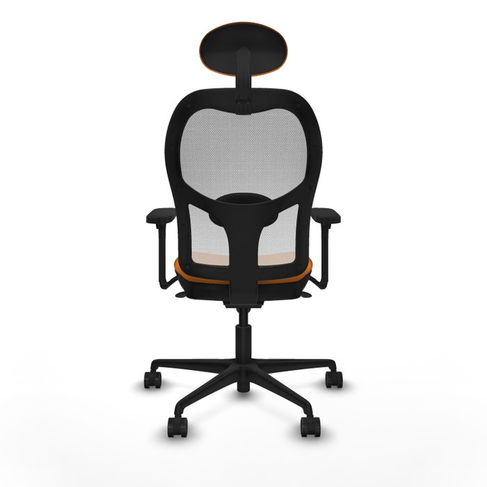 PIQUERAS Y CRESPO Silla de oficina Jorquera Naranja y Blanco