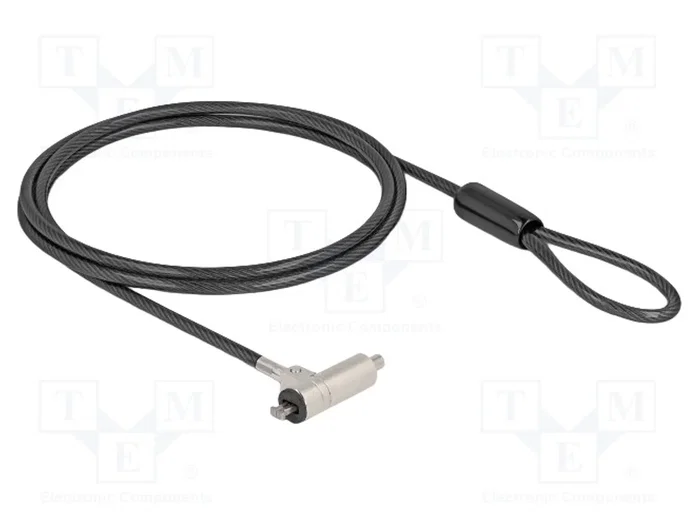 DeLOCK 20678 Candado de seguridad con llave para HP Nano Slot, 1,8 m, Negro DeLOCK 20678 Candado de seguridad con llave para HP Nano Slot, 1,8 m, Negro