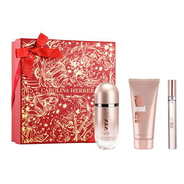 Carolina Herrera 212 VIP Rose Eau de Parfum 80 ml + Loción Corporal Perfumada 1 Unidad + Vial 10 ml Vaporizador Mujer