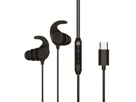 Conceptronic BRENDAN05B Auriculares In-ear USB-C Negro