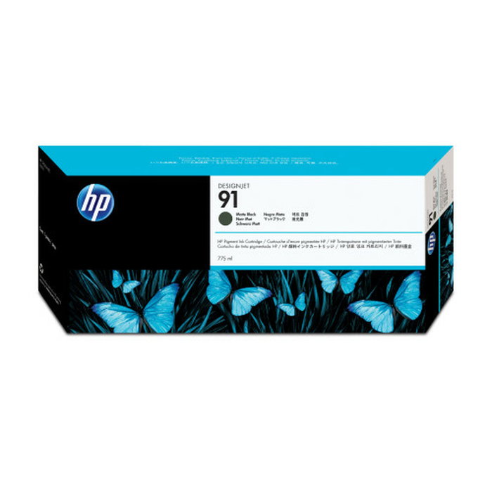 HP Cartucho de Tinta DesignJet 91 Negro Mate 775 ml C9464A