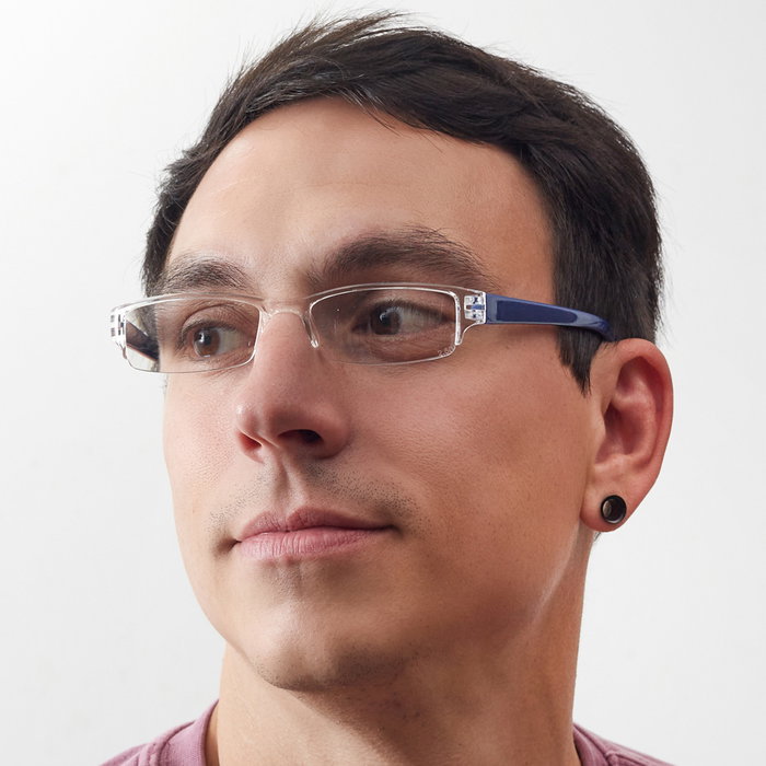 Sensly Gafas de Lectura Rectangular y Redondas - Monturas Surtidas Transparente, Mate, Brillo - Graduaciones +1 a +3.5