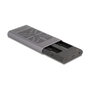 DeLOCK Caja externa USB para 2 x M.2 NVMe PCIe, USB Tipo-C, Gris