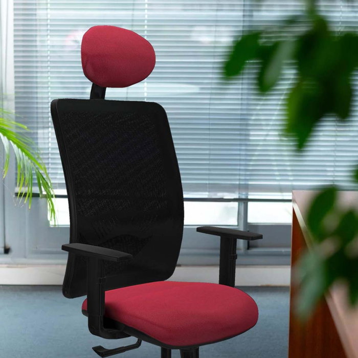 PIQUERAS Y CRESPO Silla de oficina Zulema con mecanismo Sincro, Lila y Blanco PIQUERAS Y CRESPO Silla de oficina Zulema con mecanismo Sincro, Lila y Blanco