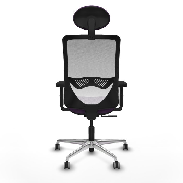 PIQUERAS Y CRESPO Silla de oficina Zulema con mecanismo Sincro, Morado y Blanco PIQUERAS Y CRESPO Silla de oficina Zulema con mecanismo Sincro, Morado y Blanco