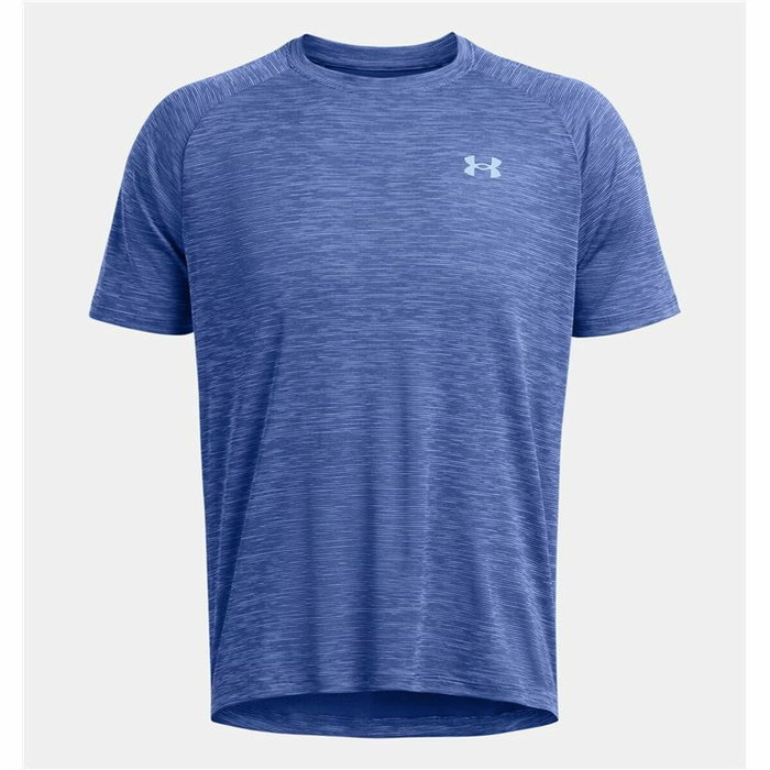 Camiseta de Manga Corta Hombre Under Armour Tech Textured Ss Azul oscuro