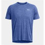 Camiseta de Manga Corta Hombre Under Armour Tech Textured Ss Azul oscuro
