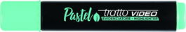 Marcador Fluor Tratto Video Pastel Verde Menta Caja De 12 (Set de 12)