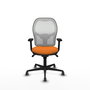 PIQUERAS Y CRESPO Silla de oficina Jorquera Naranja y Blanco