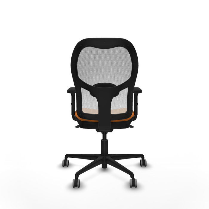 PIQUERAS Y CRESPO Silla de oficina Jorquera Naranja y Blanco PIQUERAS Y CRESPO Silla de oficina Jorquera Naranja y Blanco