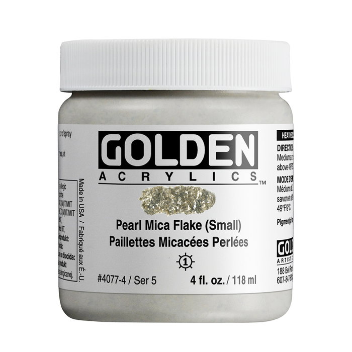 Golden Heavy Body Colores Acrílicos Perla Mica Flake (Fino) 118M Golden Heavy Body Colores Acrílicos Perla Mica Flake (Fino) 118M