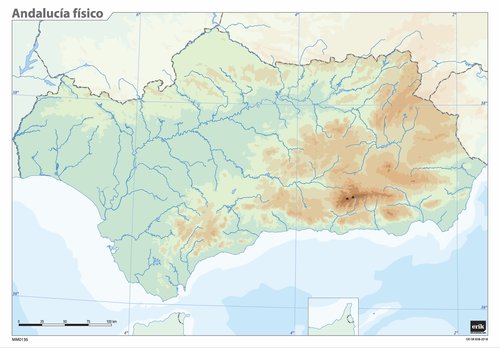 ERIK MAPA MUDO ERIK COLOR FISICO ANDALUCIA (Set de 50) ERIK MAPA MUDO ERIK COLOR FISICO ANDALUCIA (Set de 50)