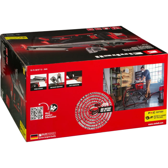 Einhell TE-TS 36/8 T Li Sierra de Mesa Inalámbrica Einhell TE-TS 36/8 T Li Sierra de Mesa Inalámbrica