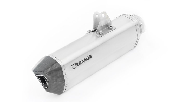 Remus REM0115751618 Tubo de Conexión con Catalizador Euro 4 Negro Acero Inoxidable