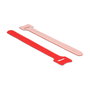 DeLOCK 18689 Brida de velcro 150 mm x 12 mm Rojo