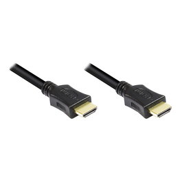 GoodConnections Alcasa 4514-050 Cable HDMI A Macho 5 Metros Alta Velocidad Color Negro Chapado en Oro