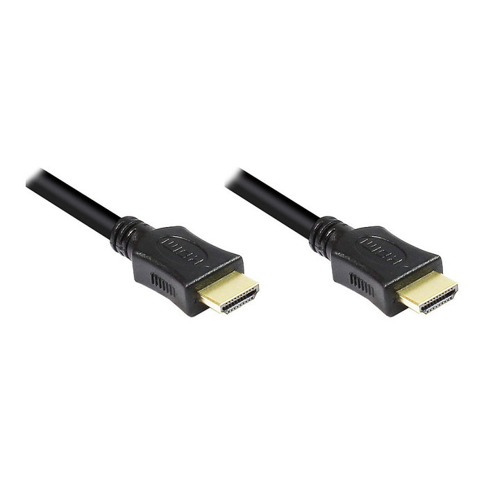 GoodConnections Cable HDMI de alta velocidad de 5 m, Negro GoodConnections Cable HDMI de alta velocidad de 5 m, Negro