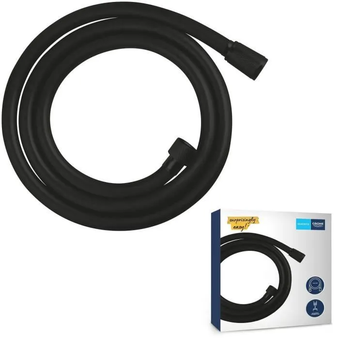 Grohe Manguera de Ducha 287412432 VitalioFlex Trend 1,5 m Negro Mate