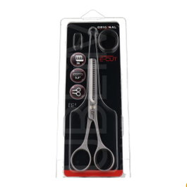 Sinelco E-Cut 55 Tijera Profesional de Corte y Entresacar de 55 Pulgadas para Precisión y Texturizar