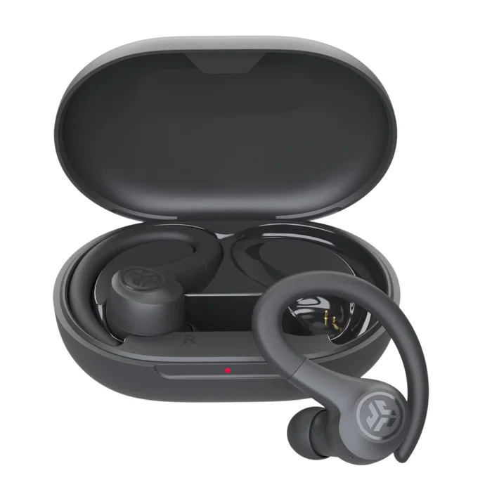 JLab Go Air Sport Auriculares Deportivos True Wireless Inalámbricos TWS con Gancho de Oreja, IP55, 32h de Batería, Grafito/Negro JLab Go Air Sport Auriculares Deportivos True Wireless Inalámbricos TWS con Gancho de Oreja, IP55, 32h de Batería, Grafito/Negro