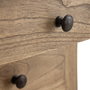 Mesita Natural Madera Mindi Dormitorio 40 X 30 X 72 cm