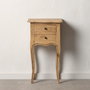 Mesita Natural Madera Mindi Dormitorio 40 X 30 X 72 cm