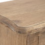Mesita Natural Madera Mindi Dormitorio 40 X 30 X 72 cm