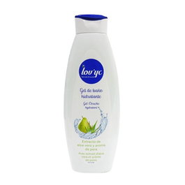Lovyc Gel de Baño Hidratante con Extracto de Aloe Vera y Pera 750 ml