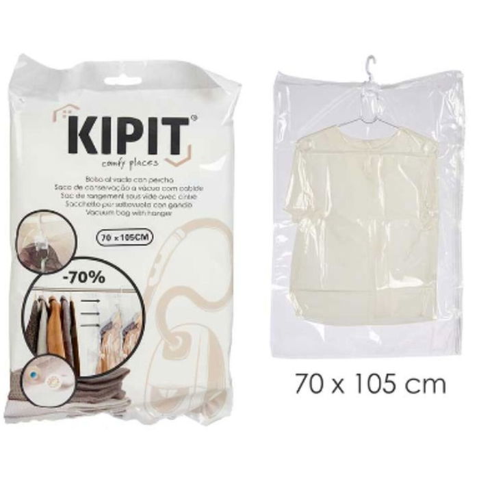 Bolsas de Vacío Kipit Transparente Polietileno Plástico 70 x 105 cm 18 x 31 x 3 cm 19 x 32 x 3 cm (12 Unidades)