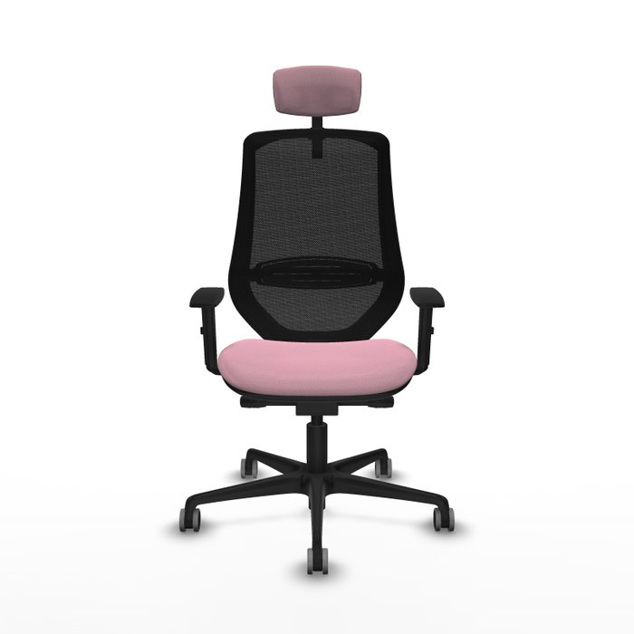 PIQUERAS Y CRESPO Silla de oficina Mardos con mecanismo Sincro/Traslack, Rosa y Negro PIQUERAS Y CRESPO Silla de oficina Mardos con mecanismo Sincro/Traslack, Rosa y Negro