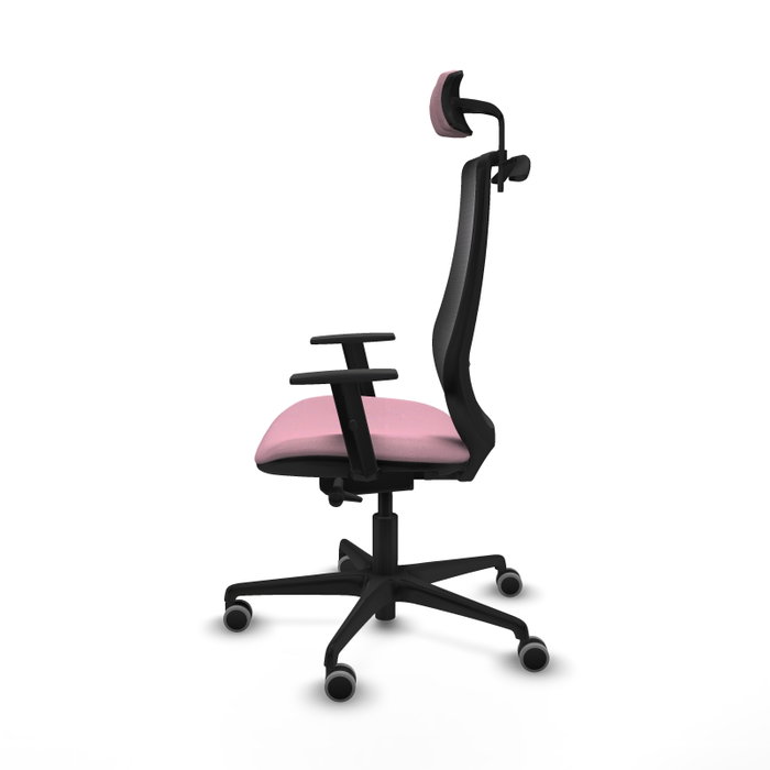 PIQUERAS Y CRESPO Silla de oficina Mardos con mecanismo Sincro/Traslack, Rosa y Negro PIQUERAS Y CRESPO Silla de oficina Mardos con mecanismo Sincro/Traslack, Rosa y Negro