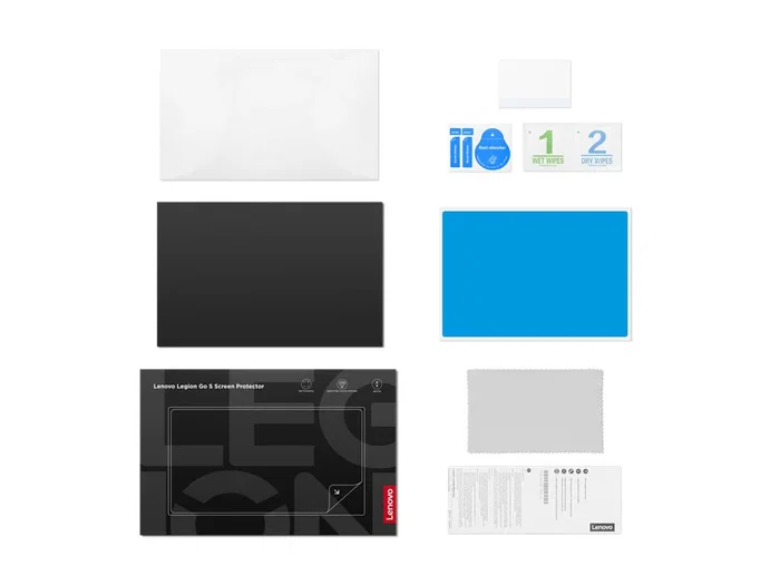 Lenovo GXJ1R20663 Protector de Pantalla Cristal Templado 9H Transparente para Lenovo Legion Go - Accesorio Consola