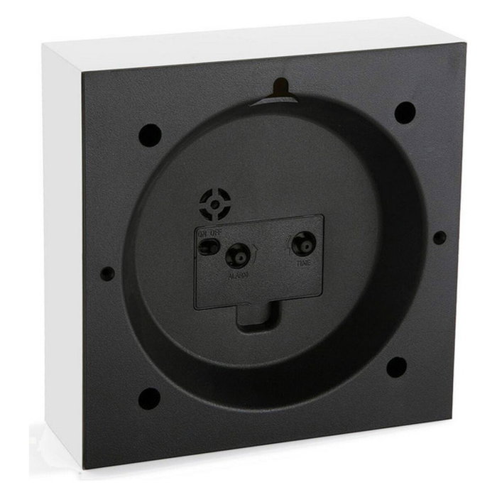 Reloj-Despertador Plástico (6,5 x 16,5 x 16,5 cm) Gris