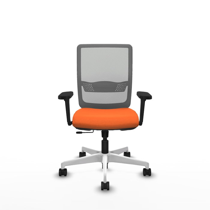 PIQUERAS Y CRESPO Silla de oficina Haches Naranja y Gris PIQUERAS Y CRESPO Silla de oficina Haches Naranja y Gris