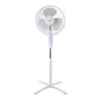 Haeger Ventilador de Piso 40 cm SF-16W.011A Blanco - 3 Velocidades, 4462.2 m³/h, 130 cm de Altura Ajustable