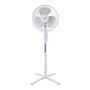 Haeger Ventilador de Piso 40 cm SF-16W.011A Blanco - 3 Velocidades, 4462.2 m³/h, 130 cm de Altura Ajustable