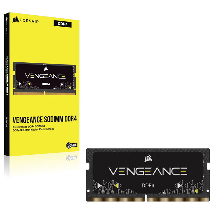 Corsair CMSX16GX4M1A2666C18 Memoria RAM Vengeance 16GB DDR4 SODIMM 2666MHz CL18 1.2V para Portátil
